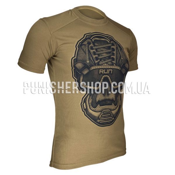 Kramatan Run T-shirt, Coyote Brown, Large