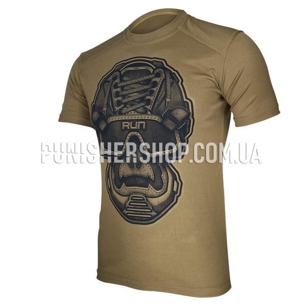 Kramatan Run T-shirt, Coyote Brown, Large
