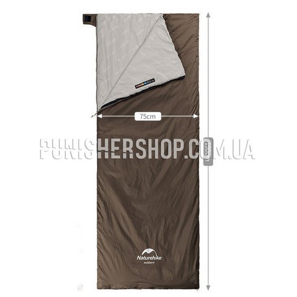 Спальник надлегкий Naturehike Lightweight Summer LW180 NH21MSD09 правий, 15&deg;C, Medium 2000000090863 фото