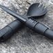 Ka-Bar Tactical Spork (Spoon Fork Knife) Tool, Black, Cutlery