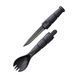 Ka-Bar Tactical Spork (Spoon Fork Knife) Tool, Black, Cutlery