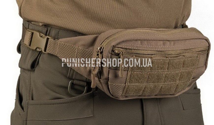 Mil-Tec Fanny Pack Molle, Coyote Brown, 2 l