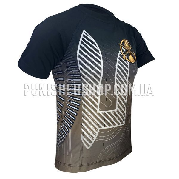 Kramatan T-Shirt "Strength and Unity", Coyote/Black, Small