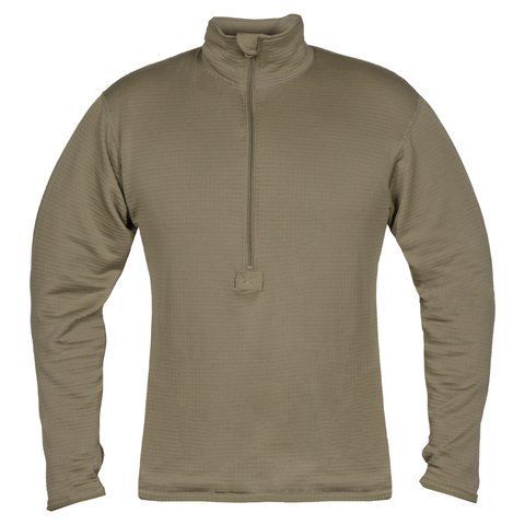 ECWCS Gen III level 2 Shirt Khaki, Khaki, Small Regular