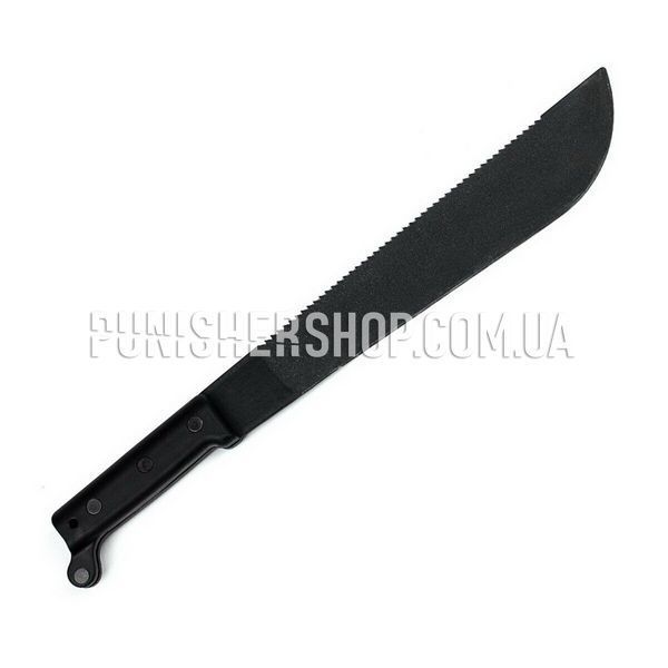 Ontario CT2 12" Sawback Machete, Black, Machete