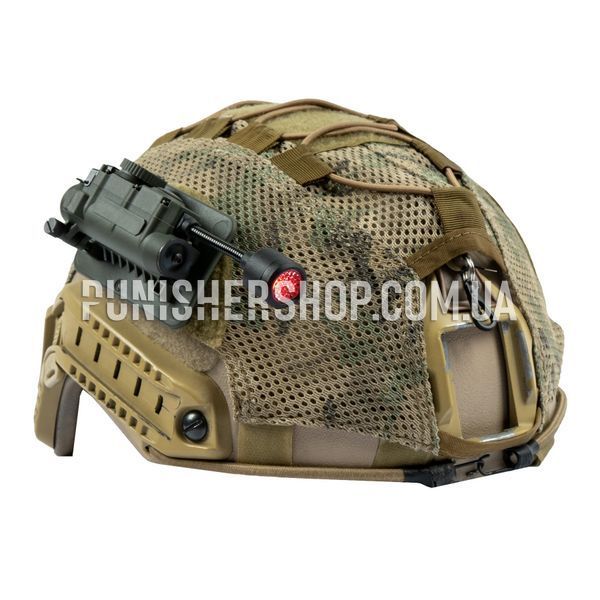 ACM Sidewinder Tactical Helmet Flashlight, Olive, Helmet headlight, Батарейка, Blue, Green, White, Infrared, Red