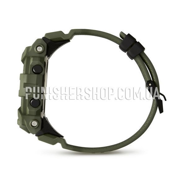 Casio G-Shock G-Squad GBD-800US-3ER Watch, Olive, Sports watches, Alarm, Day of the week, Second time zone, World time, Pedometer, Backlight, Stopwatch, Timer, Bluetooth