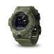 Casio G-Shock G-Squad GBD-800US-3ER Watch, Olive, Sports watches, Alarm, Day of the week, Second time zone, World time, Pedometer, Backlight, Stopwatch, Timer, Bluetooth