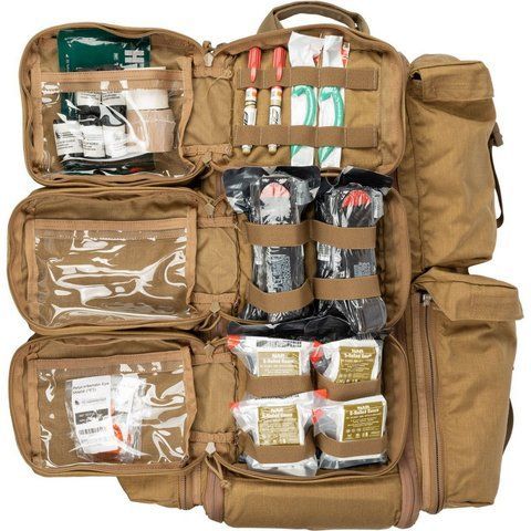 North American Rescue Warrior Aid and Litter Kit (WALK), Coyote Brown