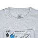 4-5-0 Ukrainian Air Forces T-shirt, Gray, Small