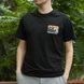 Bambass_store Bakhmutstan T-Shirt, Black, Small