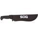 SOG SogFari Tanto 10" Machete, Black, Machete