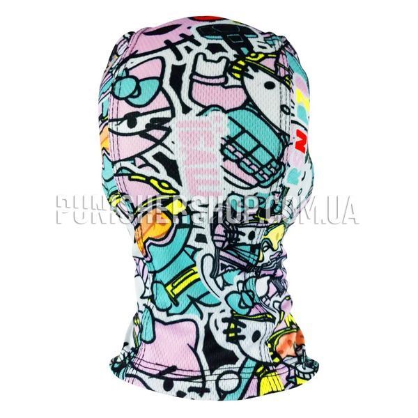 Kramatan KITTY Balaclava, Black/Pink