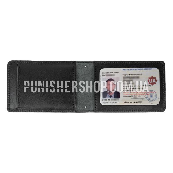 Cover for ID and Police Badge, Black, Cover