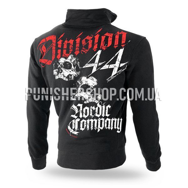 Dobermans Aggressive Division 44 Zipped Sweatshirt, Black, XXX-Large