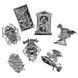 Dead Souls Group Toxic Sticker Pack, White/Black, Stickers