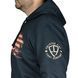 Nine Line Apparel Enlisted 9 76' Flag Hoodie, Navy Blue, Small