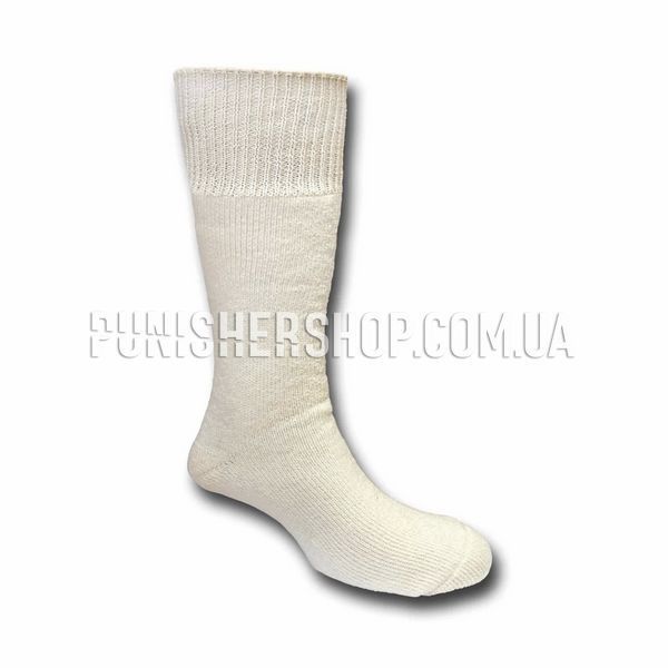British Army ECW Extreme Cold Weather Arctic Socks, White, 3-6 UK