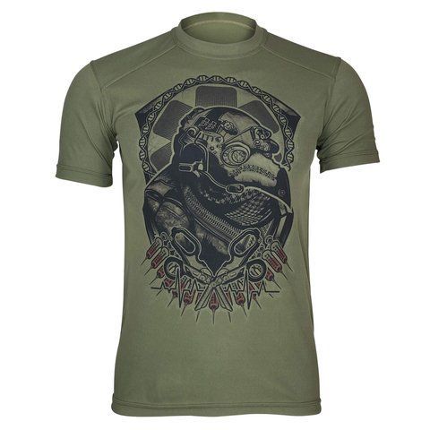 Kramatan Plague Doctor T-shirt, Olive, Large