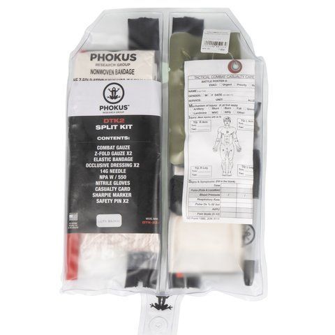 Phokus Deployment Split Trauma Kit 2, Clear