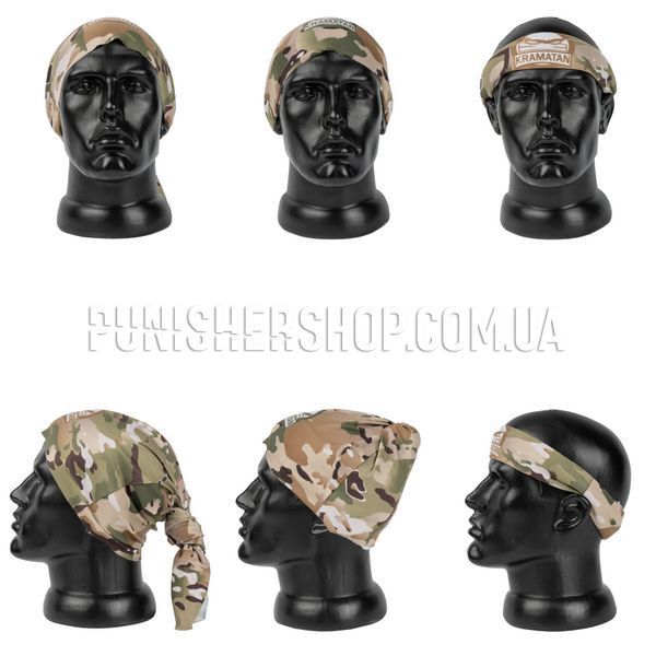 Kramatan Punisher Neck Gaiter, Multicam