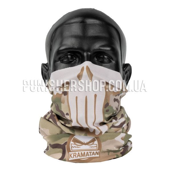 Kramatan Punisher Neck Gaiter, Multicam
