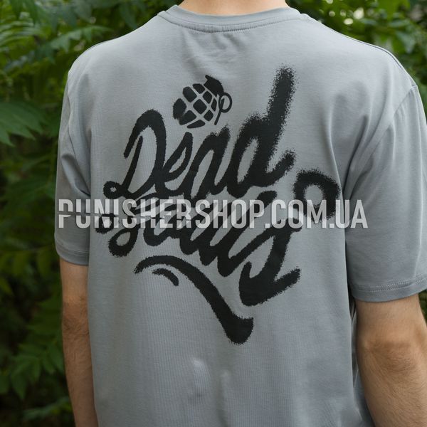 Dead Souls Group Ghost T-Shirt, Gray, Small