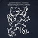 LBT Hoodie with Lion Logo, Navy Blue, Small
