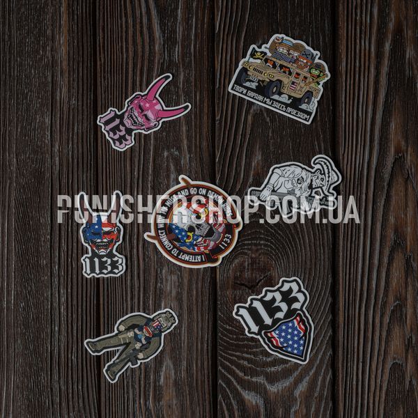 SanCHI 1133 Sticker pack, Camouflage, Stickers