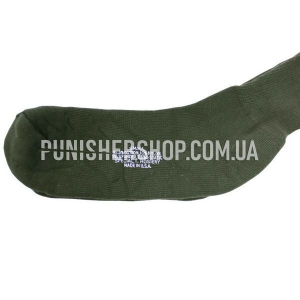 USGI X-Static Cushion Sole Sock High Socks, Olive Drab, 9-11 US