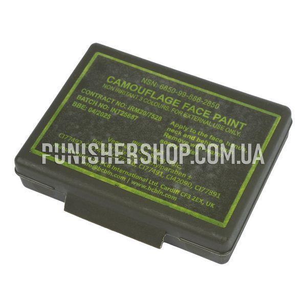 Маскировочная краска для лица British Army Issue, 3 цвета 2000000219998 фото