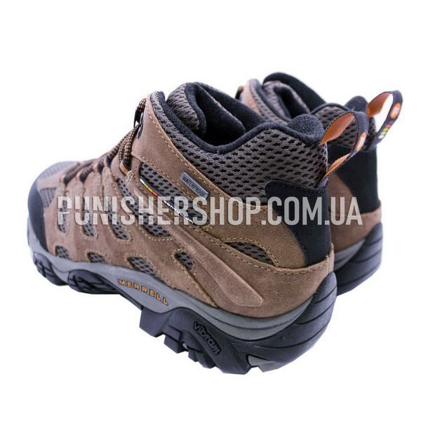 Merrell Men's Moab Mid Waterproof Hiking Boot, Earth, 9 R (US)