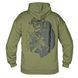 Dead Souls Group Skull Hoodie, Olive, Small