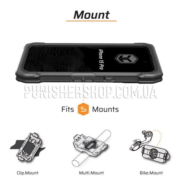 Juggernaut iPhone 15 Pro ENDVR Phone Case, Black