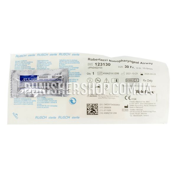 Повітропровід назофарингеальний NAR Nasopharyngeal Airway 28F 2000000100081 фото