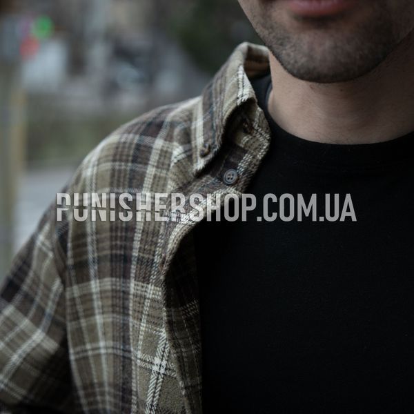 Balak Wear Flannel Shirt, Brown, Small
