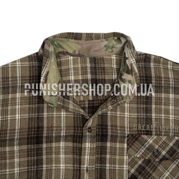 Balak Wear Flannel Shirt, Brown, Small