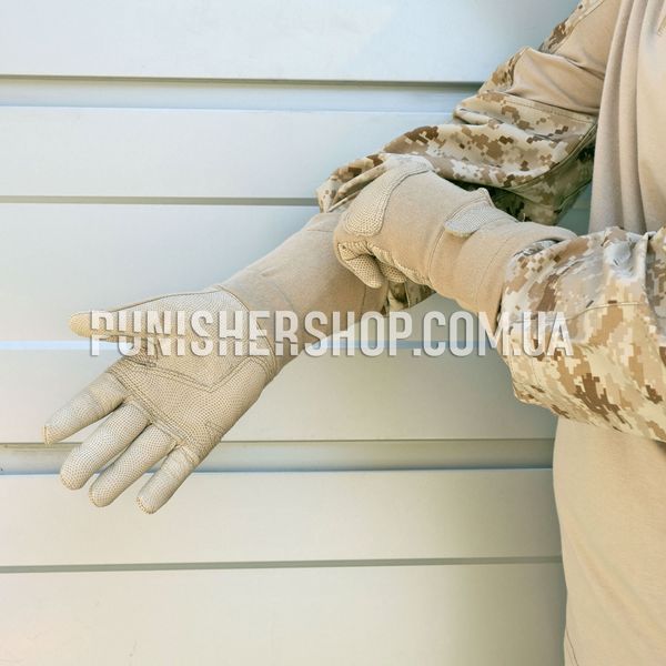 Ansell ActivArmr FROG Combat GEC Tactical Gloves with Kevlar, Tan, Small