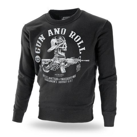 Dobermans Aggressive Gun And Roll BC276 Sweatshirt, Black, Large