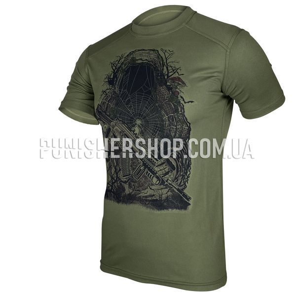 Kramatan Leshy T-shirt, Olive, Medium