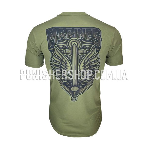 Kramatan MARINES T-shirt, Olive, Medium