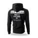 Dobermans Aggressive Hard Boxing Zip Hoodie, Black, Medium