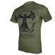 Kramatan Da Vinci Soldier T-shirt, Olive, Small