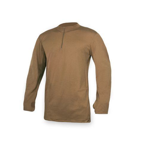 USMC Polartec Silkweight Underwear T-shirt, Coyote Brown, Medium Long