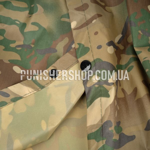Multifunctional Waterproof Poncho 3-in-1, Multicam