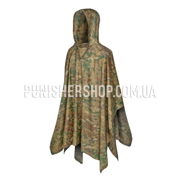 Multifunctional Waterproof Poncho 3-in-1, Multicam