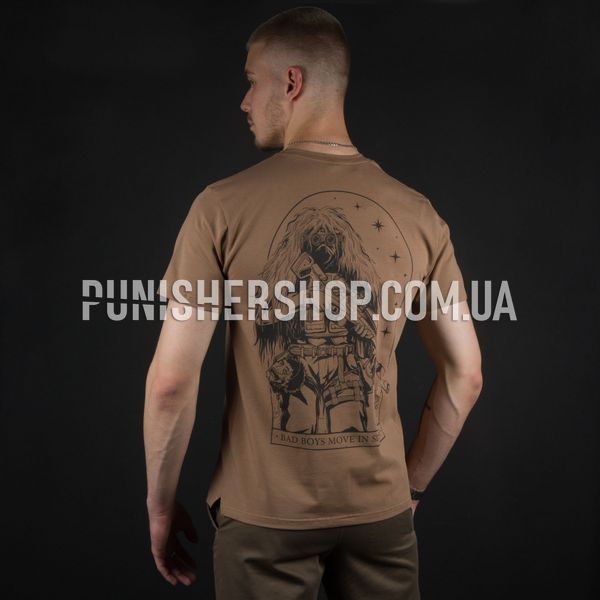 Dead Souls Group Sniper T-Shirt, Coyote Brown, Medium