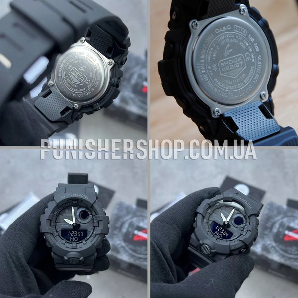 Casio G-Shock GBA-800-1AER Watch, Black, Sports watches, Alarm, Date, Day of the week, Month, World time, Pedometer, Backlight, Stopwatch, Timer, Bluetooth