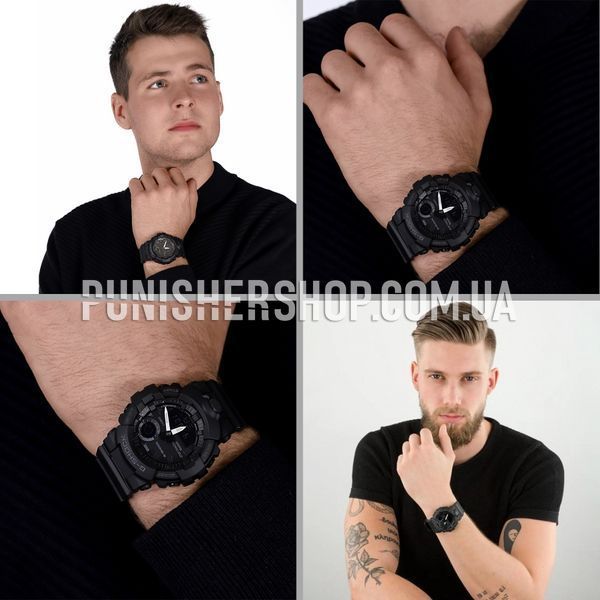 Casio G-Shock GBA-800-1AER Watch, Black, Sports watches, Alarm, Date, Day of the week, Month, World time, Pedometer, Backlight, Stopwatch, Timer, Bluetooth