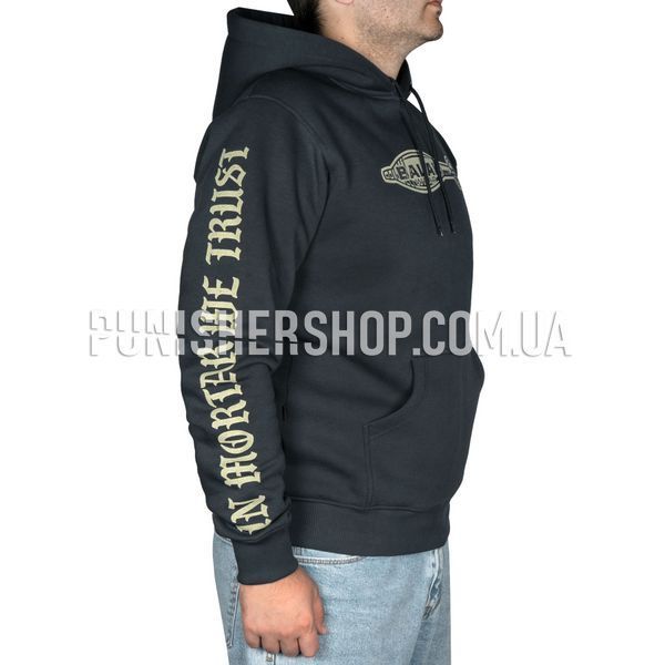 Balak Wear "In Mortar We Trust" Hoodie, Dark Grey, Small